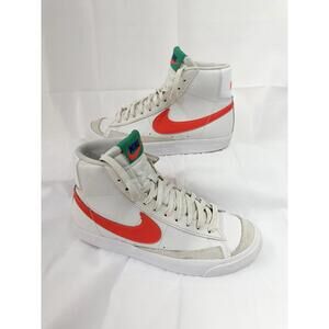 Nike Blazer Mid 77 GS Platinum Tint Crimson Vintage Sneakers size 5Y shoes